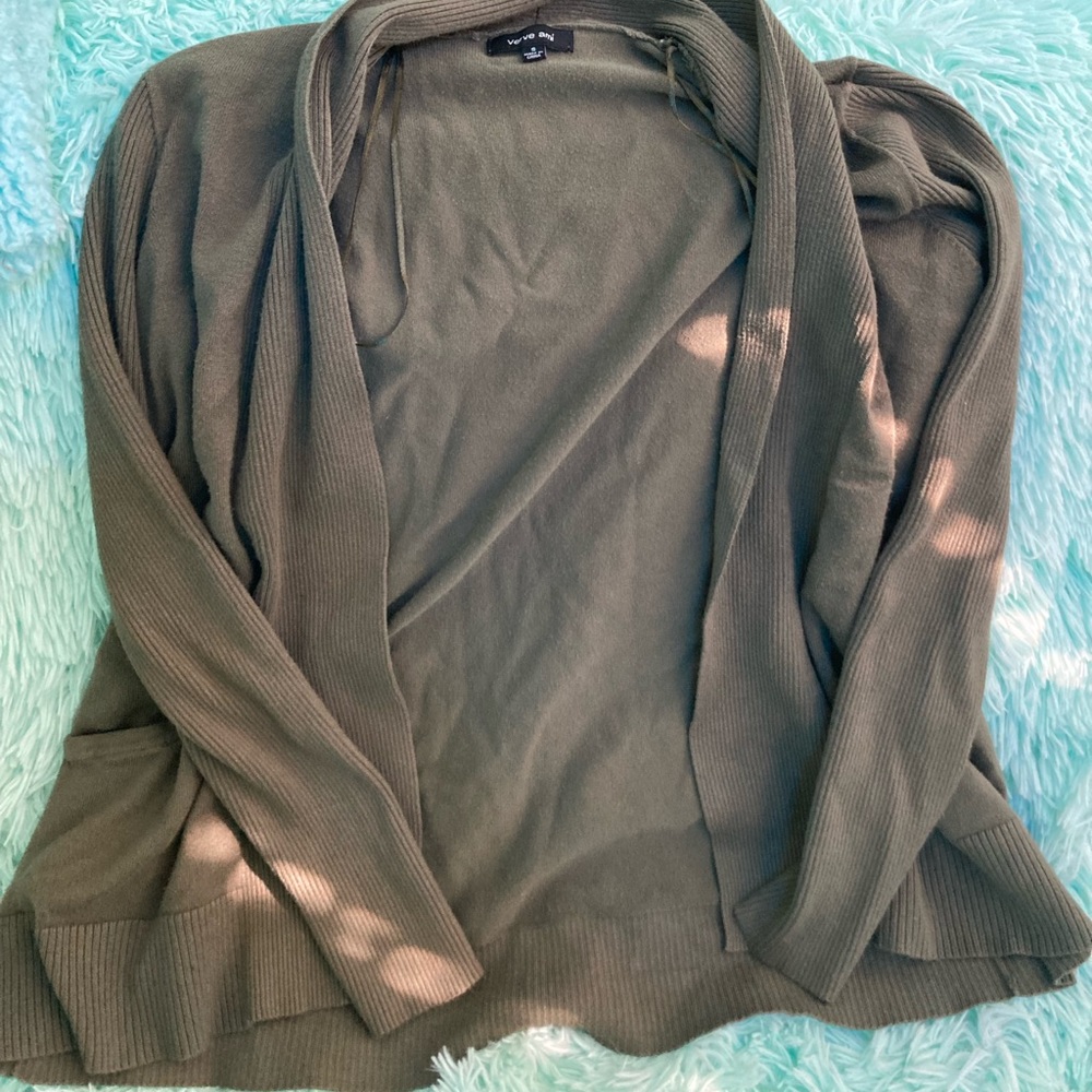Green Cardigan